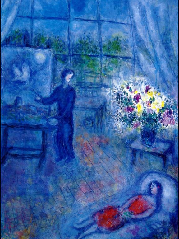 Artiste et son modèle contemporain Marc Chagall Peintures à l'huile